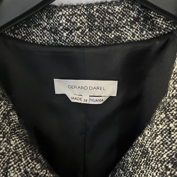 Gerard Darel Women's Wool Coat Jacket Size 38 Double Breasted - Picture 8 of 9